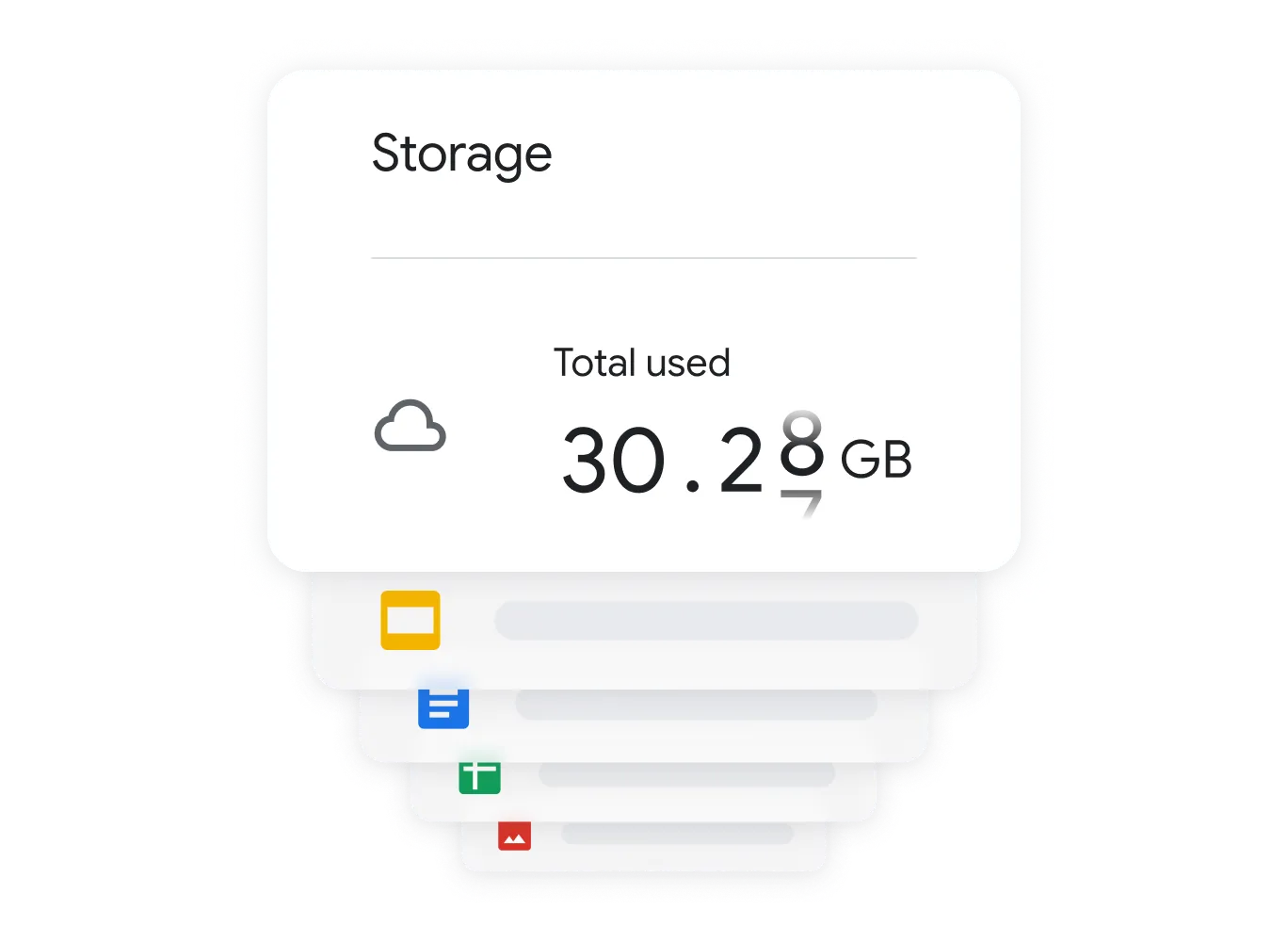 Google Drive storage